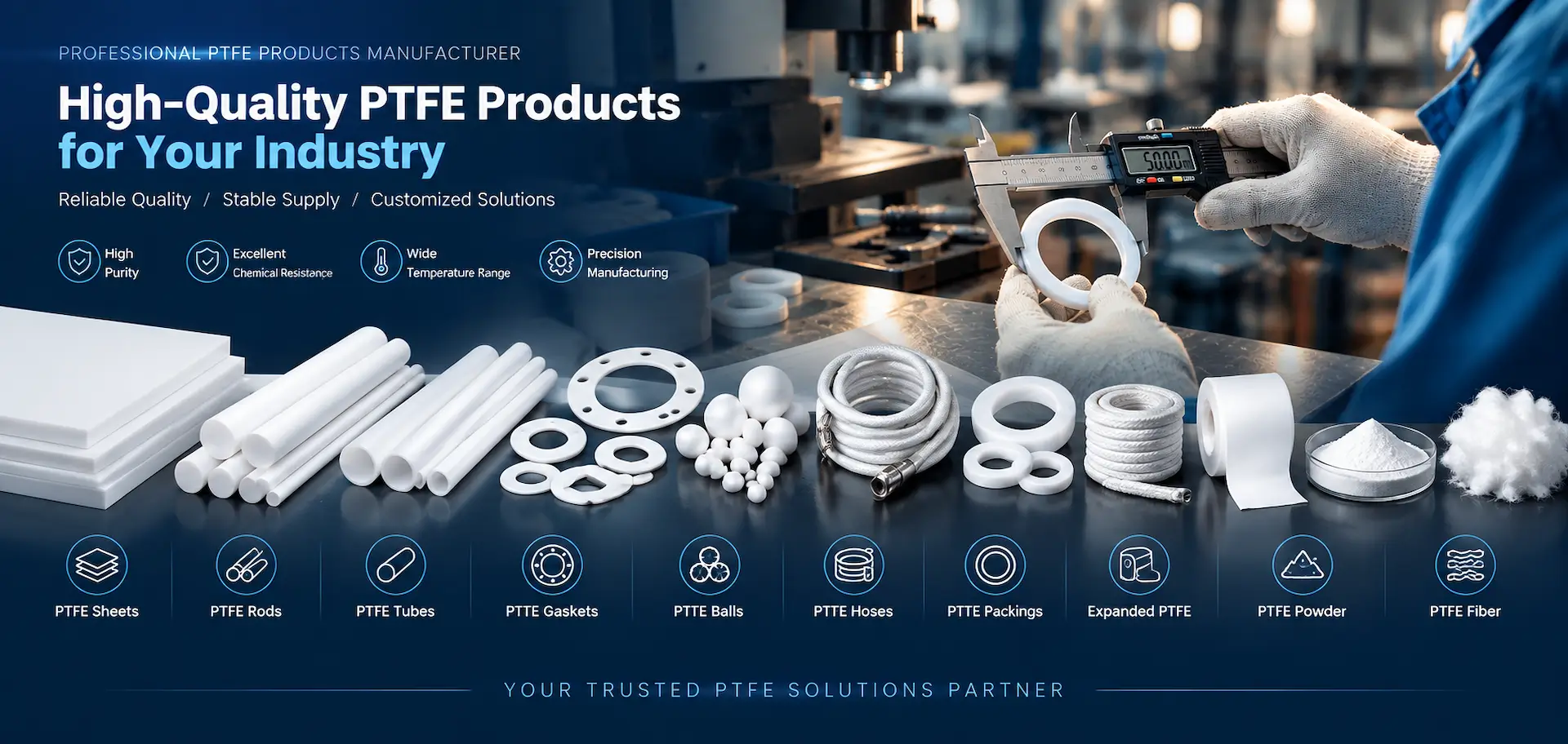 Pure PTFE Packing Pure PTFE Packing